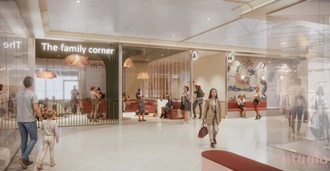 Визуализация интерьера Spice Home после реконструкции.