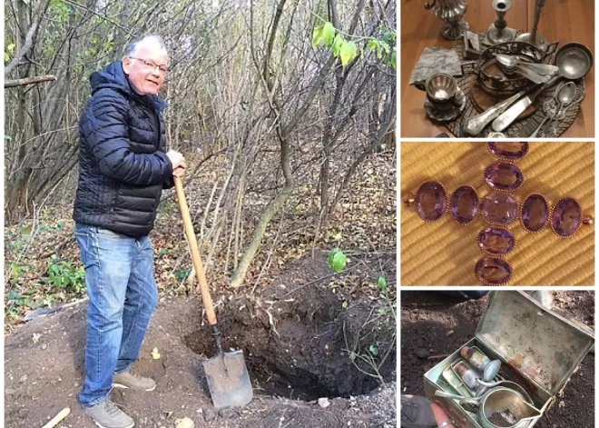 Tēva zīmētā karte palīdz kādam Polijas iedzīvotājam atrast 80 gadus apraktas ģimenes bagātības