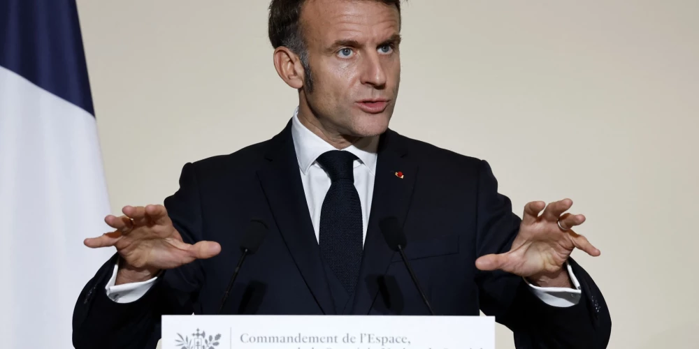 Francijas prezidents Emanuels Makrons.