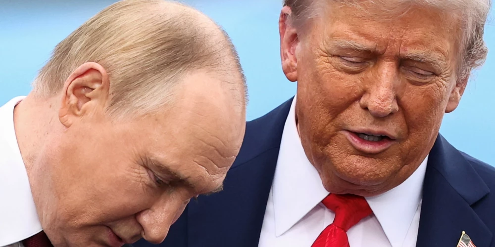 Vladimirs Putins un Donalds Tramps 2025. gada 15. augustā.