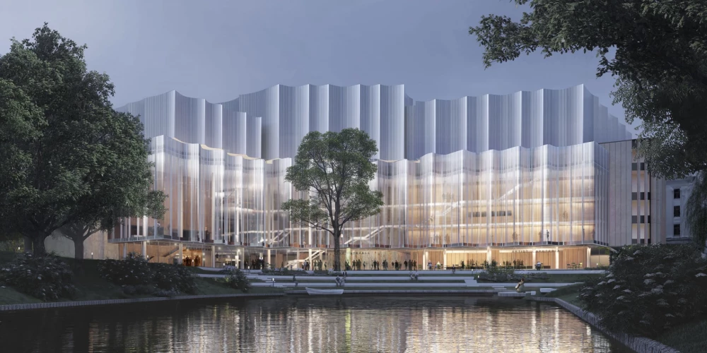 Филармония в сердце Риги: архитекторы обещают восстановить зелёные зоны и создать общественные пространства.