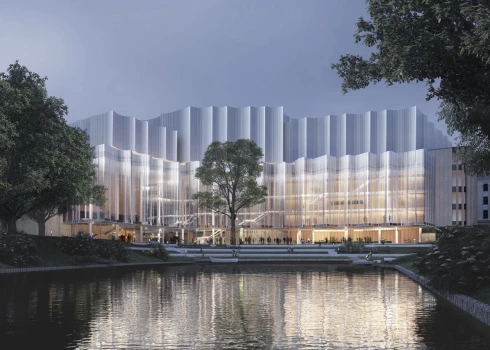 Филармония в сердце Риги: архитекторы обещают восстановить зелёные зоны и создать общественные пространства.