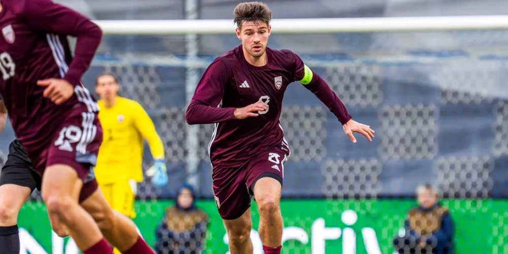 Latvijas U-21 futbola izlases kapteinis Ivans Patrikejevs.