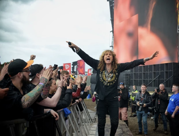 Deivids Koverdeils kādā festivālā Lielbritānijā 2019. gadā.