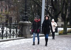 В субботу в некоторых районах Латвии ожидается мокрый снег