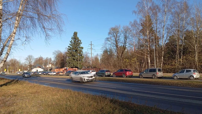 Sastrēgums Ziepniekkalna ielā 23a.