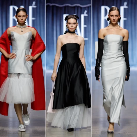 Modes māksliniece Katja Šehurina un viņas zīmols "BAE by Katya Shehurina" piedāvā tērpus īpašiem brīžiem – un kas gan var būt īpašāks par pieņemšanu pie Valsts prezidenta?