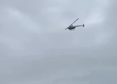 Helikopters Lizumā (ekrānuzņēmums no video)