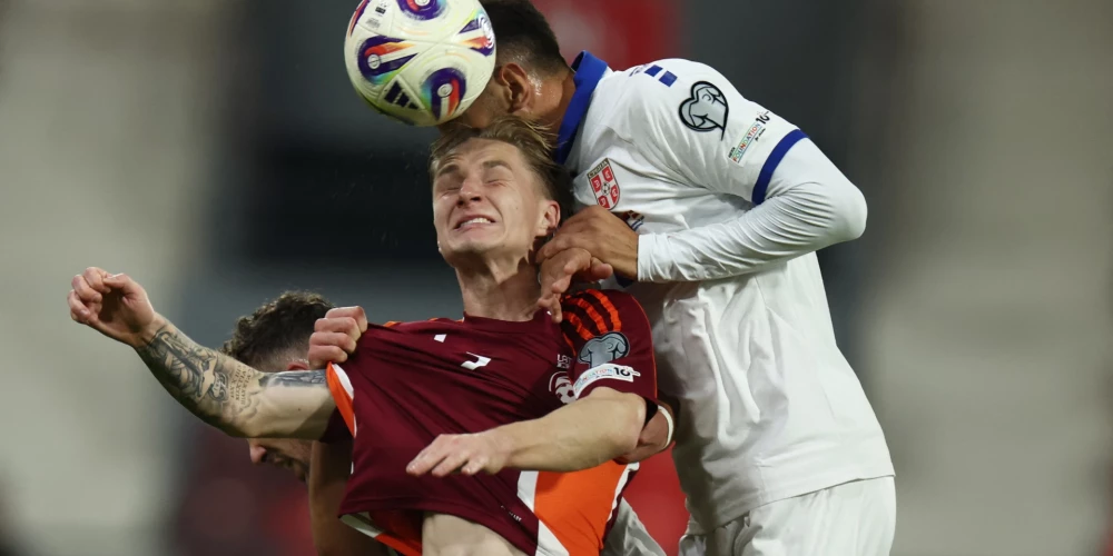 Latvijas izlasei bija iespējas, taču neizdevās gūt uzvaru Serbijā