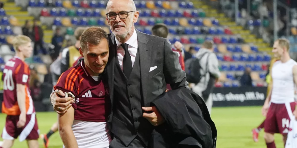 Paolo Nikolato pēc spēles ar Albāniju "Skonto" stadionā