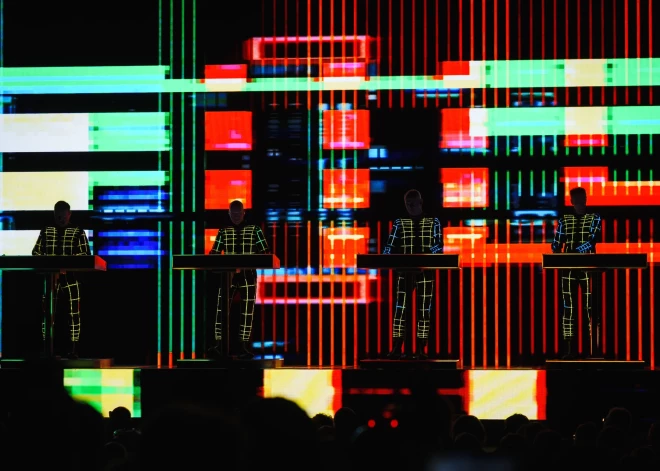 "Kraftwerk" uzstāšanās "Palladium" (foto: Juris Rozenbergs)