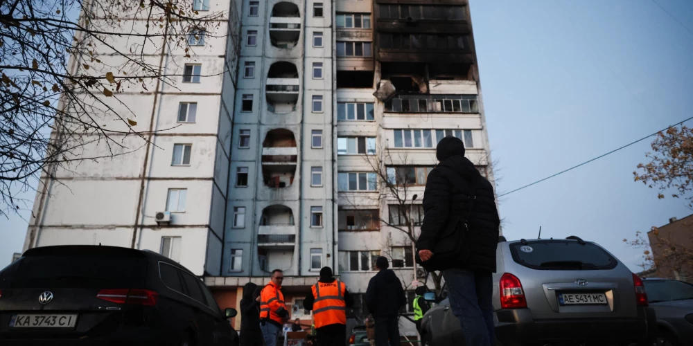 Kijiva pēc krievu uzbrukumiem 20245. gada 14. novembrī./Ilustratīvs attēls.