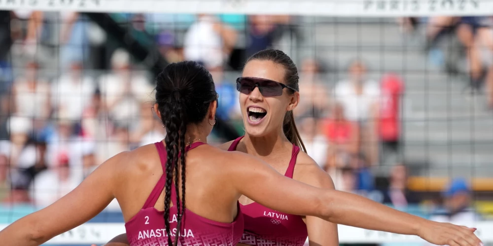 Tīna Graudiņa un Anastasija Samoilova.