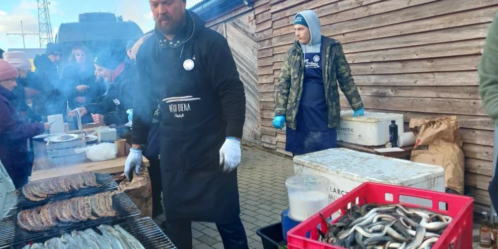 День миноги в Павилосте.