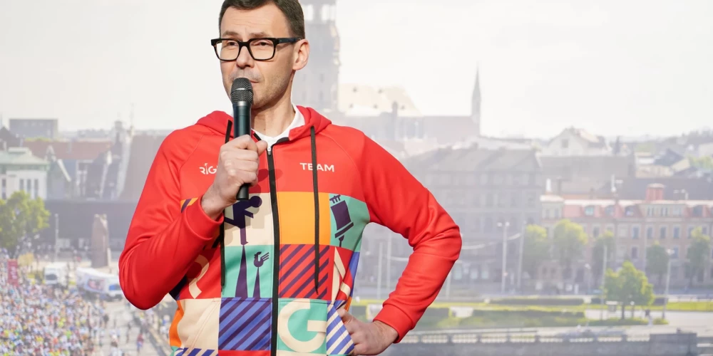 "Rimi" Rīgas maratona organizatoru komandas vadītājs Aigars Nords. 