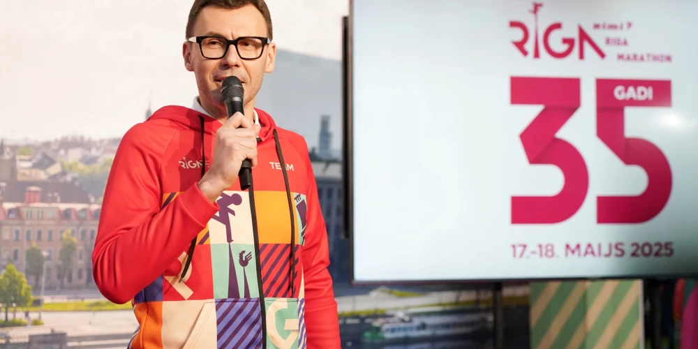 Организатор Рижского марафона Айгарс Нордс.