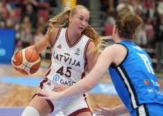 Latvijas basketbolistes sakauj Igauniju Eiropas čempionāta kvalifikācijas cikla mačā Rīgā