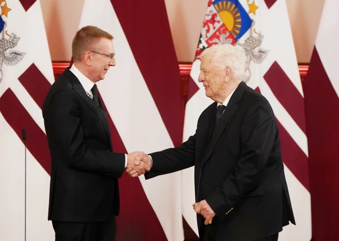 Triju Zvaigžņu ordeņu pasniegšanas ceremonija