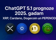 ChatGPT prognoze: XRP, Cardano, Dogecoin un PEPENOD