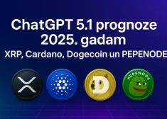 ChatGPT prognoze: XRP, Cardano, Dogecoin un PEPENOD