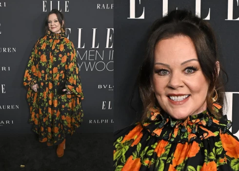 Мелисса Маккарти в ярком платье поразила гостей ELLE Women in Hollywood.