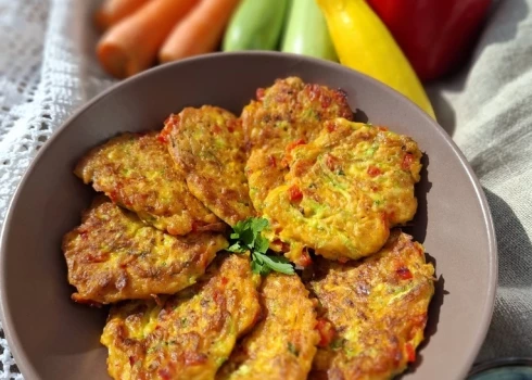 Gardie dārzeņu plācenīši