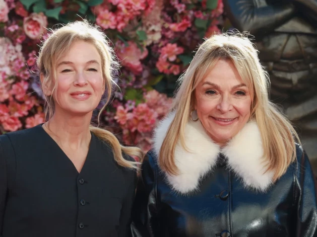Рене Зеллвегер и писательница Хелена Филдинг.