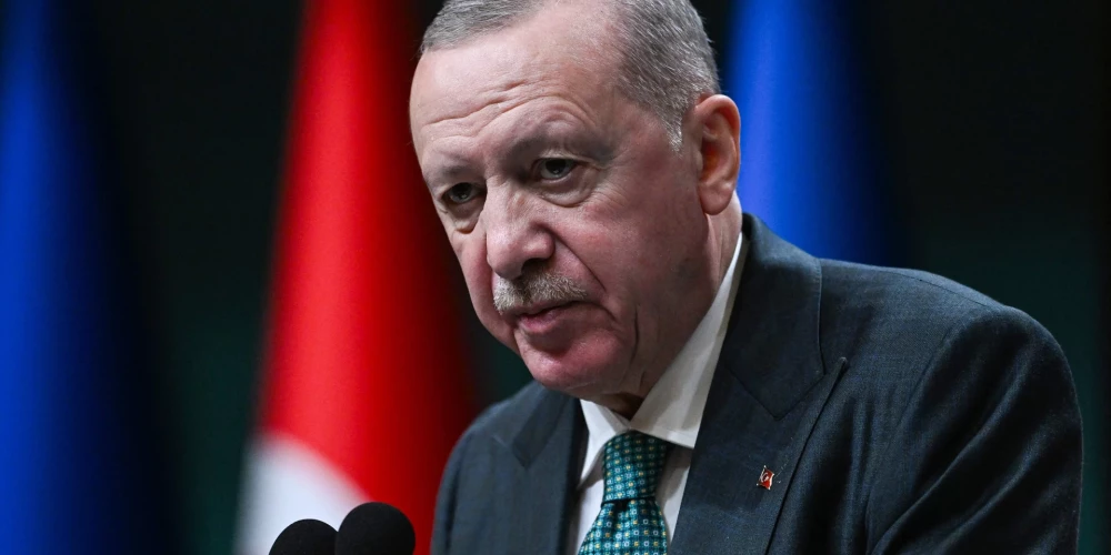 Turcijas prezidents Redžeps Tajips Erdogans. 