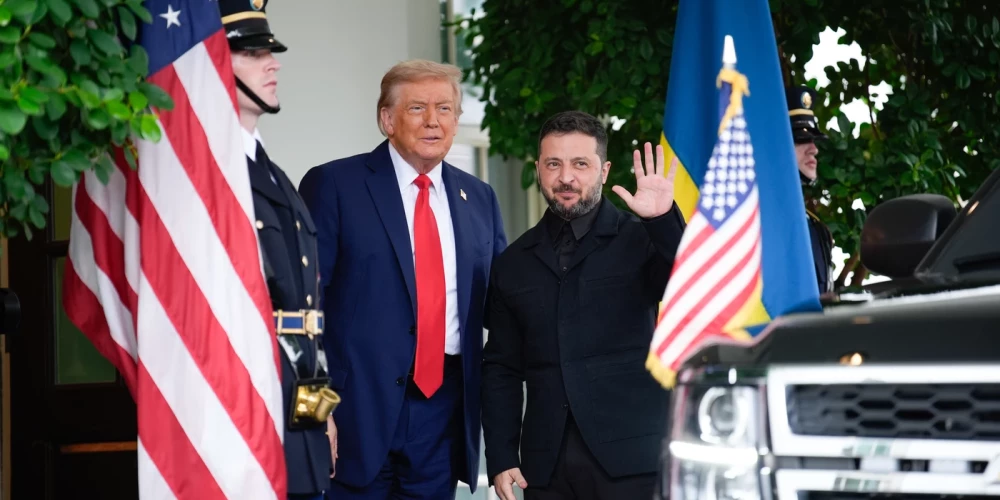 Дональд Трамп и Владимир Зеленский.