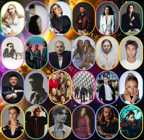 Noskaidroti 24 mūziķi, kas sacentīsies par iespēju pārstāvēt Latviju Eirovīzijā.