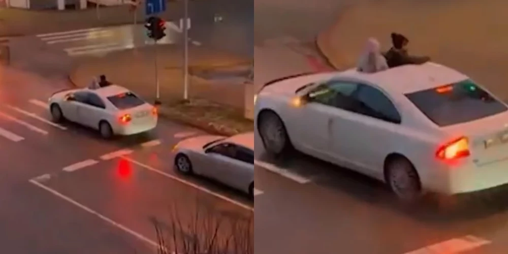 Video redzams, ka bērniem pa lūkām ir atļauts piecelties kājās, kas, protams, ir kategoriski aizliegts. 