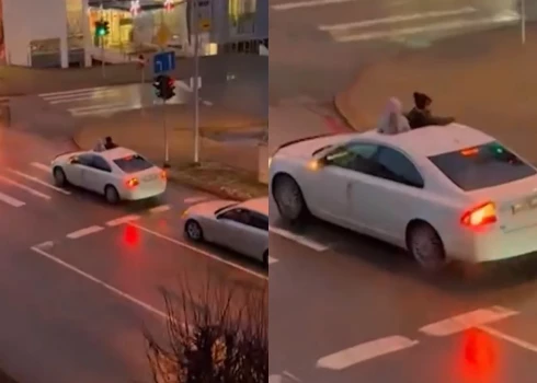 Video redzams, ka bērniem pa lūkām ir atļauts piecelties kājās, kas, protams, ir kategoriski aizliegts. 