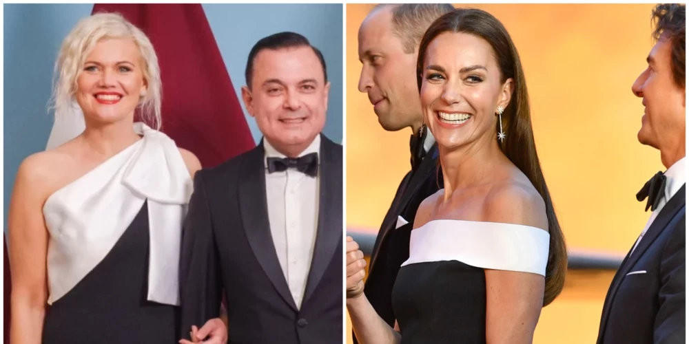 Vai Linda Abu Meri izvēlējusies Keitai Midltonei līdzīgu kleitu?