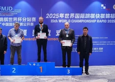 Dambretists Guntis Valneris izcīna bronzu pasaules čempionātā dambretē