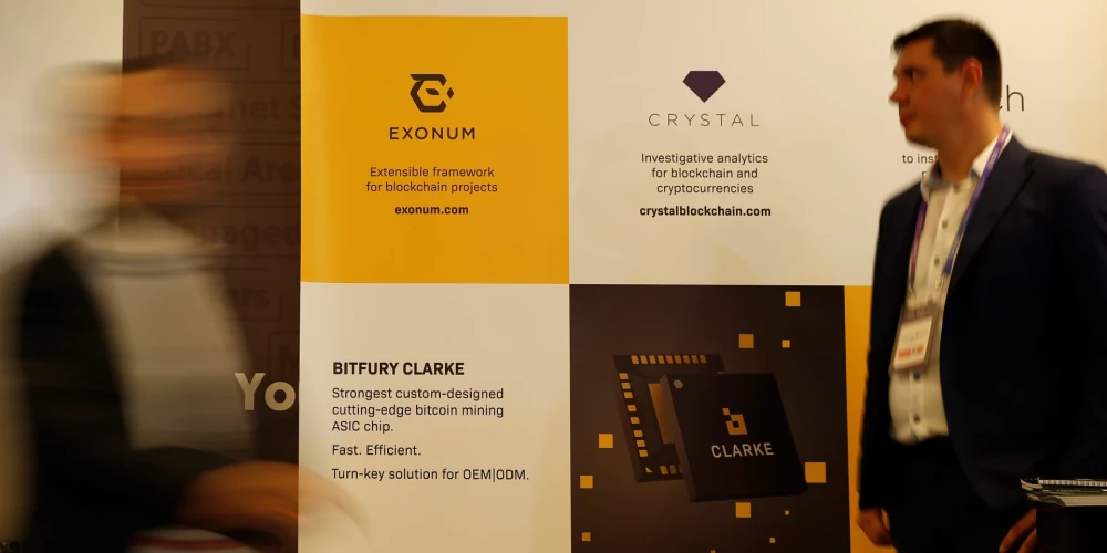 "Bitfury" stends Maltas "Blockchain Summit" 2018. gadā