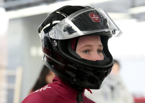 Jaunā Latvijas bobslejiste Amēlija Kotāne.