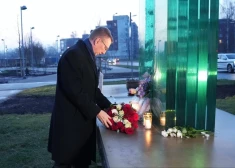 Президент Эдгар Ринкевич почтил память жертв Золитудской трагедии