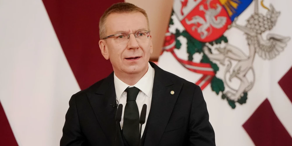 Президент Латвии Эдгар Ринкевич.