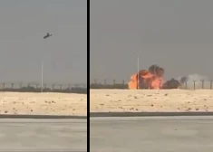 ВИДЕО: жуткое зрелище - индийский истребитель разбился на авиашоу в Дубае