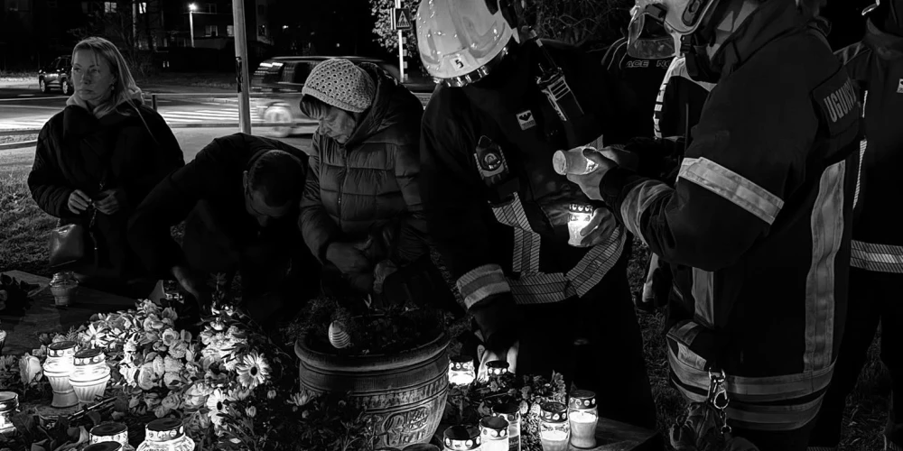 В Риге почтили память жертв трагедии в Золитуде.