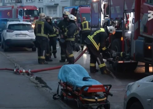 Пожар в Плявниеках - два человека погибли.