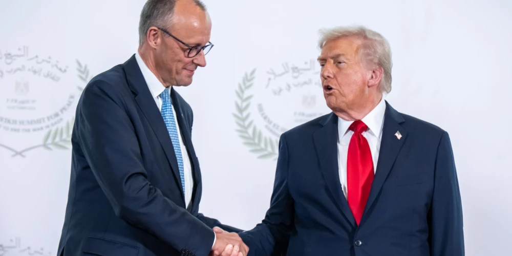 Mercs ar Trampu pārrunājis ASV miera plānu.