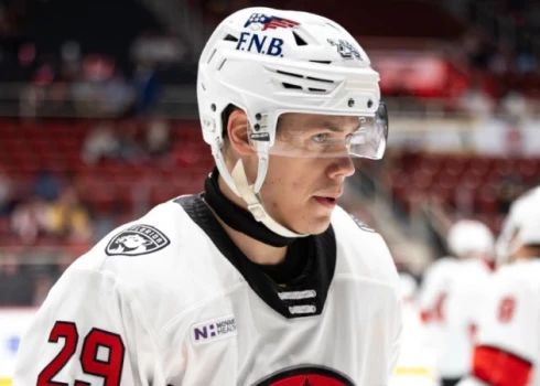 Latvijas hokejists Sandis Vilmanis piektdien Amerikas Hokeja līgas (AHL) mačā izcēlās ar rezultatīvu piespēli, viņa pārstāvētājai Šarlotas "Checkers" tiekot pie panākuma.