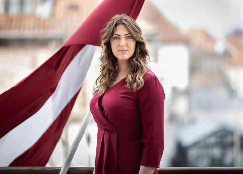 Kuldīgas novada domes priekšsēdētāja Inese Astašvska: "Nedēļa aizsākās ar īpaši spēcīgām patriotiskām sajūtām."