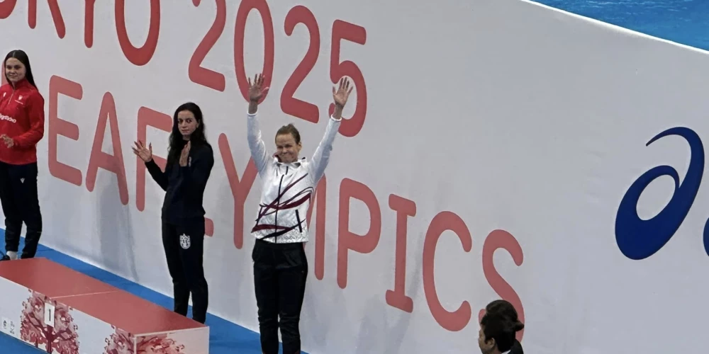 Latvijas sportiste Zane Embrekte sestdien Tokijā nedzirdīgo vasaras spēlēs izcīnīja bronzas godalgu finālā 100 metru peldējumā brīvajā stilā.