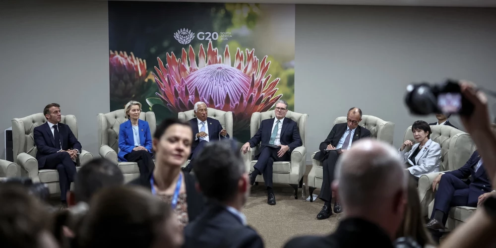 Rietumvalstu līderi, kas sestdien pulcējušies Dienvidāfrikā uz G20 samitu, paziņoja, ka ASV plāns kara izbeigšanai Ukrainā ir pamats, pie kura būs nepieciešams papildu darbs.