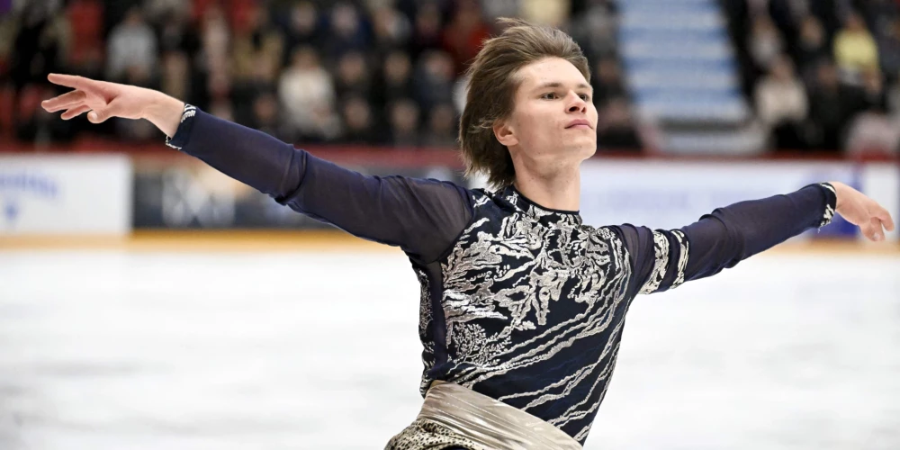 Latvijas labākais daiļslidotājs Deniss Vasiļjevs.