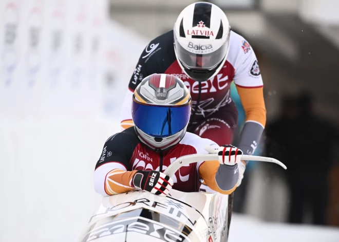 Latvijas bobslejisti olimpisko sezonu Pasaules kausā sāk ar vietām otrajā un trešajā desmitā