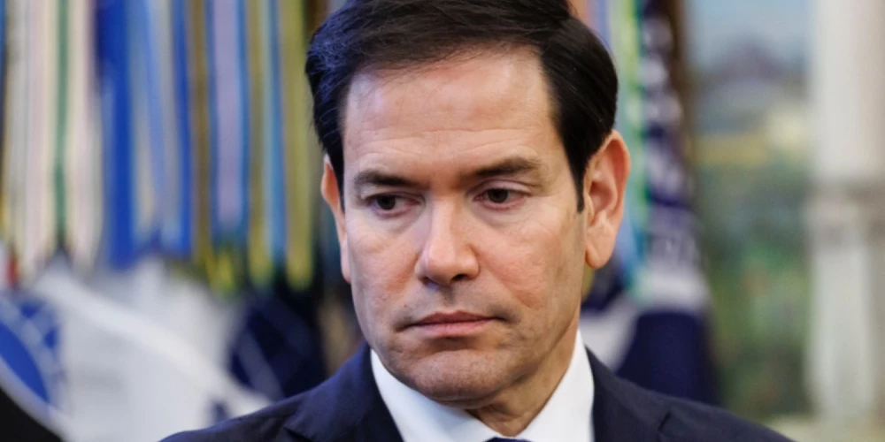 ASV valsts sekretārs Marko Rubio. 