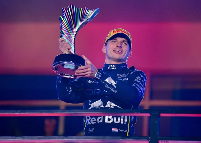 Verstapens svin uzvaru F-1 Lasvegasas "Grand Prix" posmā